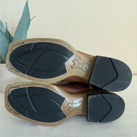 Ariat Sienna Brown/Teal Western Cowboy Boots - Picture 13 of 13